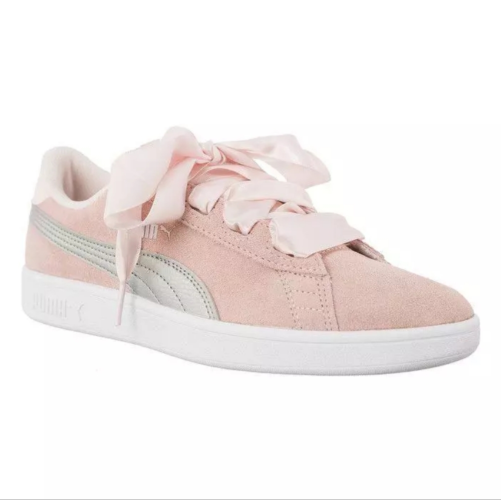 PUMA Smash Suede Skateboarding Low-top Ribbon Laces